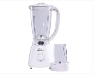 FINE ELEMENTS JUG BLENDER WITH COFFEE GRINDER ATTACHMENT, 1500ML