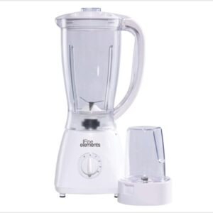 FINE ELEMENTS JUG BLENDER WITH COFFEE GRINDER ATTACHMENT, 1500ML